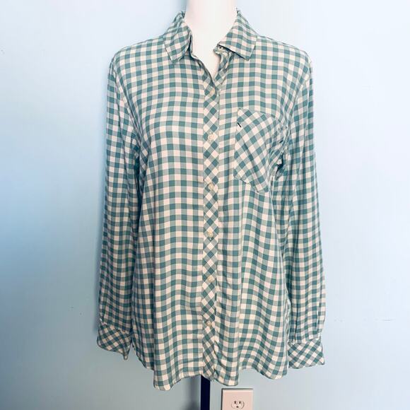 Vineyard Vines Gingham Chilmark Relaxed Button-Down Size 4 - Picture 1 of 8